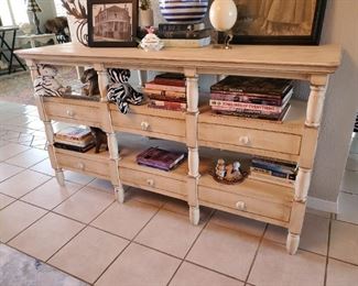 Cream country style Buffet/stand  
65x36