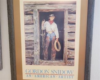 29x22, Gordon Snidow framed art
