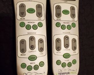 Remotes for king bed