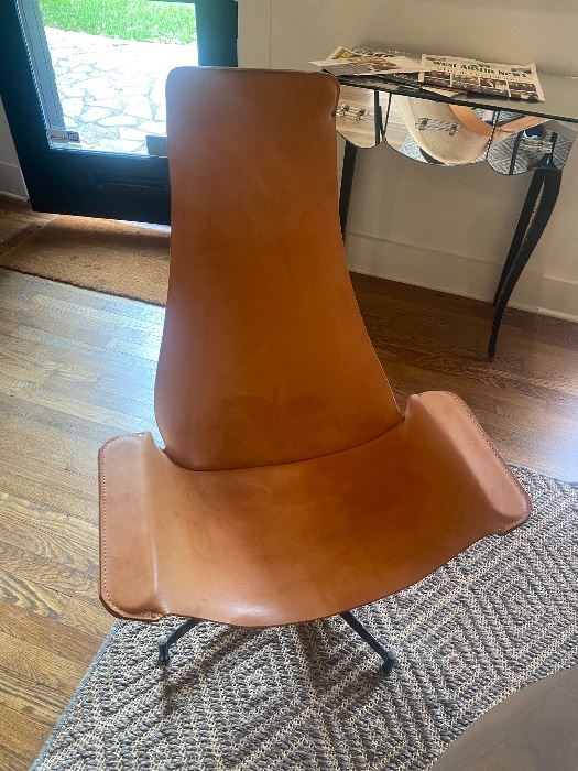 Noah Marion custom made leather chairs have 2 like new condition 