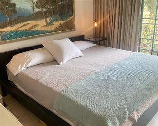 King size bed and mattress 