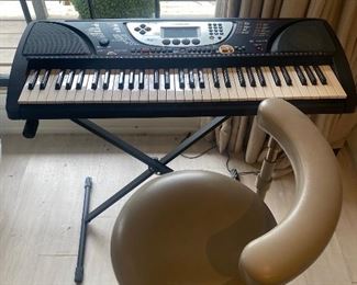 Keyboard and unique stool