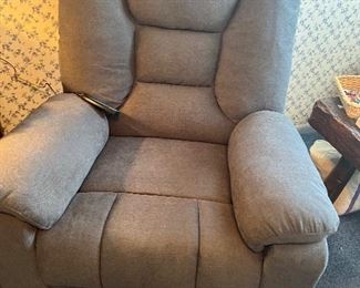 Slate blue lift chair with heat and massage. (Just purchased in December)
Used a few weeks.
(Original price $1100-)
Asking 495-
