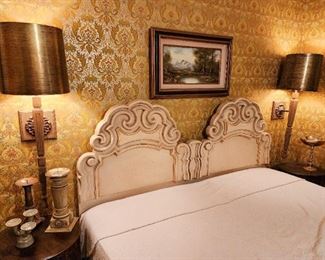 Some of the coolest lamp shades ever, Front bedroom