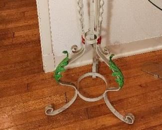Old French wrought iron plant stand 