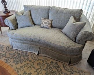 Ethan Allen curved front loveseat