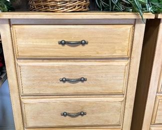 4-Drawer Dresser x 2, Faux Plants