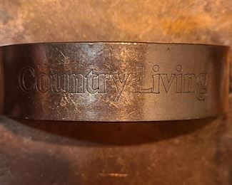 Vintage 1997 County Living copper stars cookie cutter set