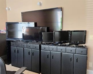 TV’s and monitors 