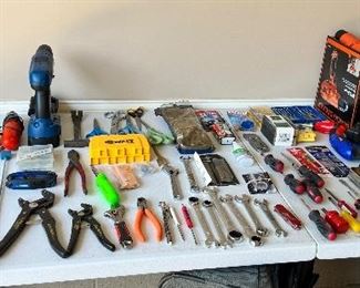Misc tools and garage items
