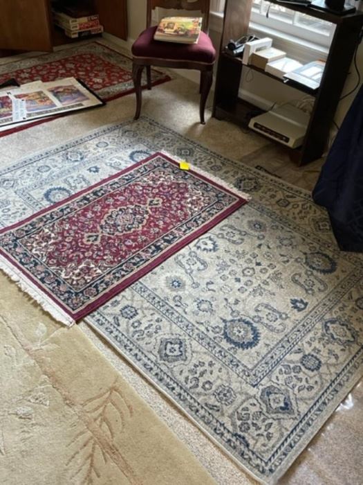 Some of the many rugs available!