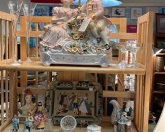 Capodimonte lamps. more capodimonte