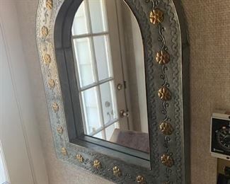 Metal Decorative Wall Mirror 18 x 22 