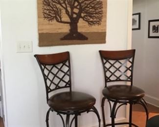 Two very nice Swivel barstools