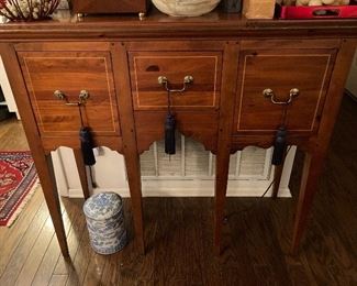 Antique Look • Solid Pine • Server •
Three Dovetail Drawers • 43”h x 46”w x 18”d • $495