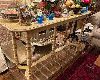 Painted Antique Sofa Table • 30 1/2”h x 64”w x 16”d • $165