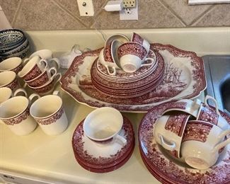 Wedgwood • ‘Mayfair’
• Cup & Saucer Sets • $7.50 each
• Dinner Plates • $27 each
• Salad Plates • $12 each
• Soup Bowls • $15 each
• Mugs • $18 each
• Platter • $75