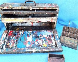 COOL VINTAGE PAINTERS BOX