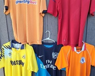 SOCCER JERSEY T-SHIRTS LOT
