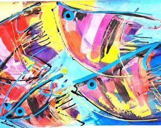 SIGNED ART ON CANVAS