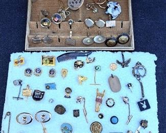 TIE TACS & PINS LOT