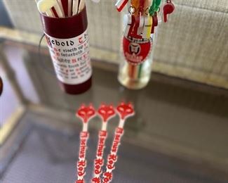 Vintage Barware Stir Sticks 