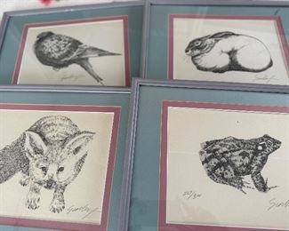 Signed Wildlife Prints 