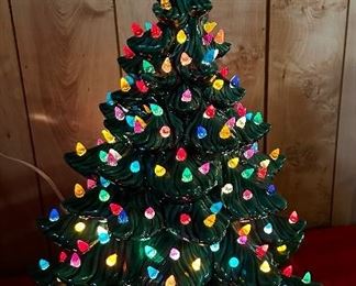2' Vintage Ceramic Christmas Tree