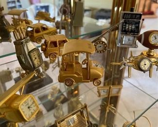 Large Selection of Miniature Clocks 
