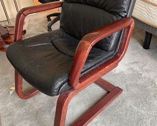Pair of Danish style arm chairs