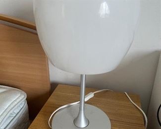 Glass globe vintage style lamp