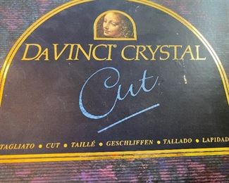 Davinci Cut Crystal Wine/Water NRFB