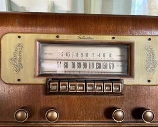 silvertone antique radio