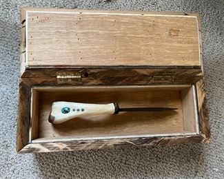 alligator bone knife