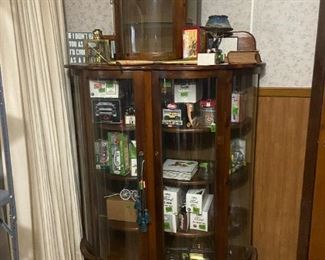 curved glass curio's, ford, packard, trucks, collectable cars, Trivitt's, brass duck shoehorn