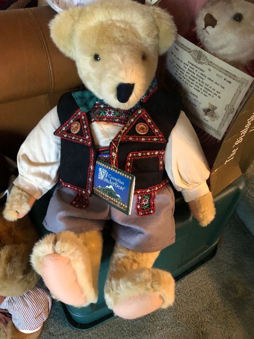 Over 100 teddy bears at this sale all still with original tags 