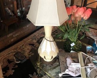 California pottery lamp 