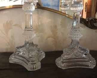 Signed Tiffany and co candle sticks 