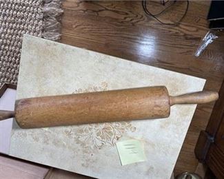 Lot 119   3 Bid(s)
2ft Extra Lg Vintage Wooden Rolling Pin