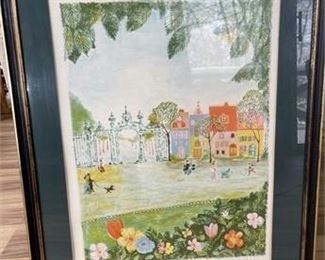 Lot 191   3 Bid(s)
Framed Art - Signed Judith Bledsoe 207/275 (Authentication in French)