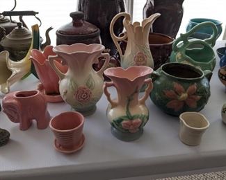Roseville, Hull & Weller pottery