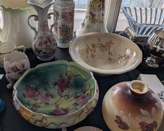 Porcelain bowls and vases