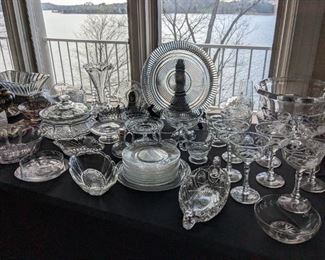 Crystal, glassware