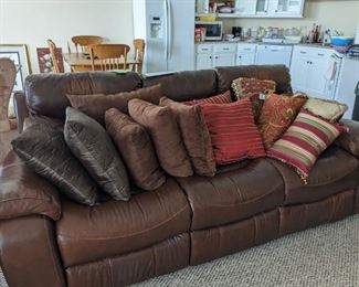 Decorative pillows (couch not for sale)