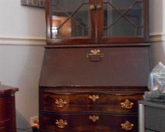 MAHOGANY DROP FRONT DESK