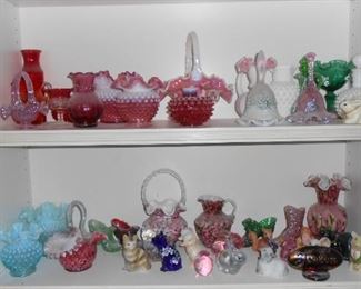 LARGE COLLECTION OF FENTON