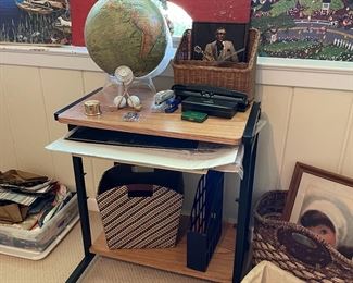 Desk & vintage globe