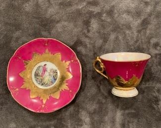Cup and saucer dish