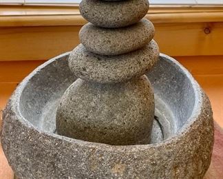 Solid Stone Electric Water Fountain 