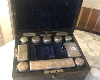 Silver travel case